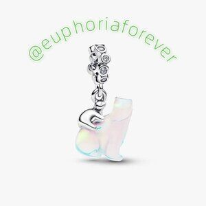 Pandora Polar Bear Mother & Cub Dangle Charm